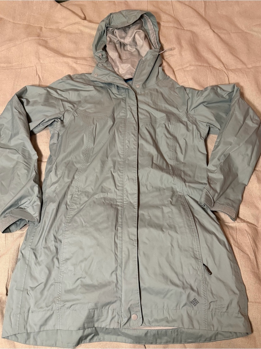 Columbia Light Metal Hooded Waterproof Women's Ramble Rain Jacket